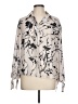 Assorted Brands Floral Ivory Long Sleeve Blouse Size L - photo 1