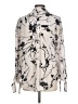 Assorted Brands Floral Ivory Long Sleeve Blouse Size L - photo 2