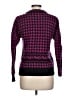 Jason Maxwell 100% Acrylic Houndstooth Purple Pullover Sweater Size L - photo 2