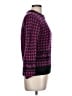 Jason Maxwell 100% Acrylic Houndstooth Purple Pullover Sweater Size L - photo 4