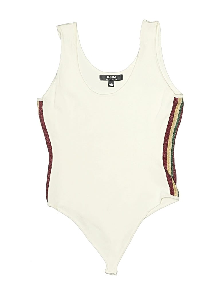 Pre-owned Hera Collection Bodysuit In Ivory