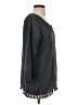 Nic + Zoe 100% Polyester Gray 3/4 Sleeve Blouse Size S - photo 4