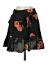 Topshop 100% Polyester Polka Dots Black Casual Skirt Size 4 - photo 2