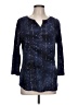 db established 1962 Stars Blue 3/4 Sleeve Blouse Size L - photo 1
