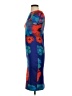 FELICITY & COCO Print Blue Cocktail Dress Size S - photo 5