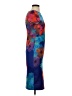 FELICITY & COCO Print Blue Cocktail Dress Size S - photo 4