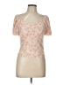 Louna Pink Short Sleeve Top Size L - photo 1
