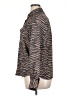 Joie 100% Polyester Animal Print Brown Long Sleeve Blouse Size XL - photo 5