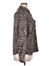 Joie 100% Polyester Animal Print Brown Long Sleeve Blouse Size XL - photo 4