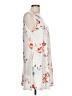 Unbranded Floral White Casual Dress Size L - photo 4