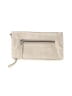 Linea Pelle Silver Gold Leather Clutch One size - photo 1
