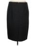 Le Suit 100% Polyester Chevron-herringbone Black Formal Skirt Size 6 - photo 2