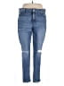 NYDJ Solid Blue Jeans Size 18W - photo 1