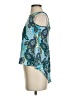 Dorothy Perkins 100% Polyester Teal Sleeveless Blouse Size 0 - photo 5