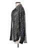 ACOA collection 100% Polyester Animal Print Gray Silver Long Sleeve Blouse Size S - photo 5