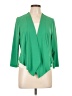 Picadilly Fashions Solid Green Blazer Size L - photo 1