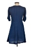 Topshop Polka Dots Blue Casual Dress Size 4 - photo 2