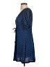 Topshop Polka Dots Blue Casual Dress Size 4 - photo 5