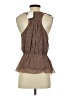 Madison Marcus 100% Silk Brown Sleeveless Silk Top Size XS - photo 2