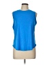 Unbranded 100% Polyester Blue Sleeveless T-Shirt Size L - photo 1