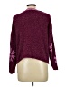 Assorted Brands 100% Polyester Floral Purple Pullover Sweater Size L - photo 2