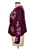 Assorted Brands 100% Polyester Floral Purple Pullover Sweater Size L - photo 5