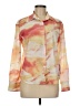 Kourt 100% Polyester Tie-dye Orange Long Sleeve Blouse Size M - photo 1