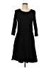 Talbots Solid Black Casual Dress Size M - photo 1