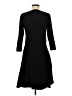 Talbots Solid Black Casual Dress Size M - photo 2