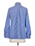 Notations Stripes Blue Long Sleeve Blouse Size S - photo 2