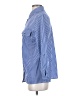 Notations Stripes Blue Long Sleeve Blouse Size S - photo 5