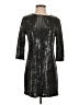 Veronica M. Metallic Black Cocktail Dress Size XS - photo 1
