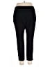 Rafaella Solid Black Active Pants Size 18 - photo 2