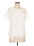 Teddi Rose Ivory Short Sleeve Top Size L - photo 1