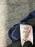 Amour Vert Argyle Blue Long Sleeve Blouse Size L - photo 8