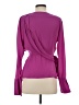 Atlein Collective 100% Polyester Purple Long Sleeve Blouse Size 2 - photo 2