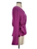 Atlein Collective 100% Polyester Purple Long Sleeve Blouse Size 2 - photo 4
