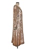 Assorted Brands Metallic Silver Cocktail Dress Size L - photo 4