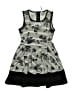 Beautees Graphic Black Dress Size 10 - photo 1