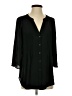 BCBGMAXAZRIA 100% Recycled Polyester Black 3/4 Sleeve Blouse Size XXS - photo 1