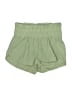 GB 100% Nylon Solid Green Shorts Size S - photo 1