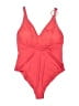 Assorted Brands Solid Red One Piece Swimsuit Size XL - photo 2