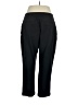 Lands' End Solid Black Active Pants Size 1X - photo 2