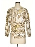 Bassike 100% Cotton Paisley Gold Pullover Sweater Size XS (0) - photo 1