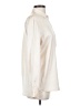 ATM 100% Polyester Metallic Ivory Long Sleeve Blouse Size XS - photo 4