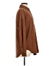 Unbranded 100% Polyester Solid Brown Long Sleeve Blouse Size M - photo 4