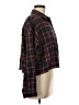 VICI 100% Polyester Plaid Black Long Sleeve Blouse Size M - photo 4