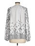 Gap Silver Long Sleeve Blouse Size L - photo 2
