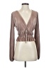 Zara Tan Long Sleeve Blouse Size S - photo 1