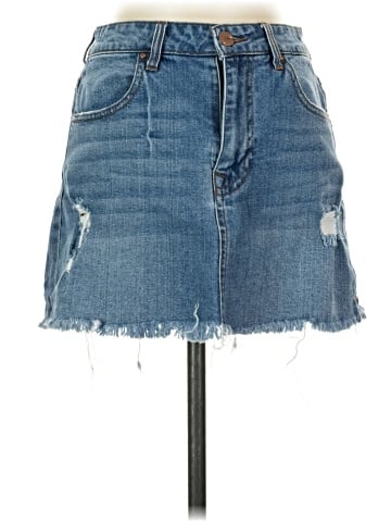 TGLA Denim Skirt (view 1)